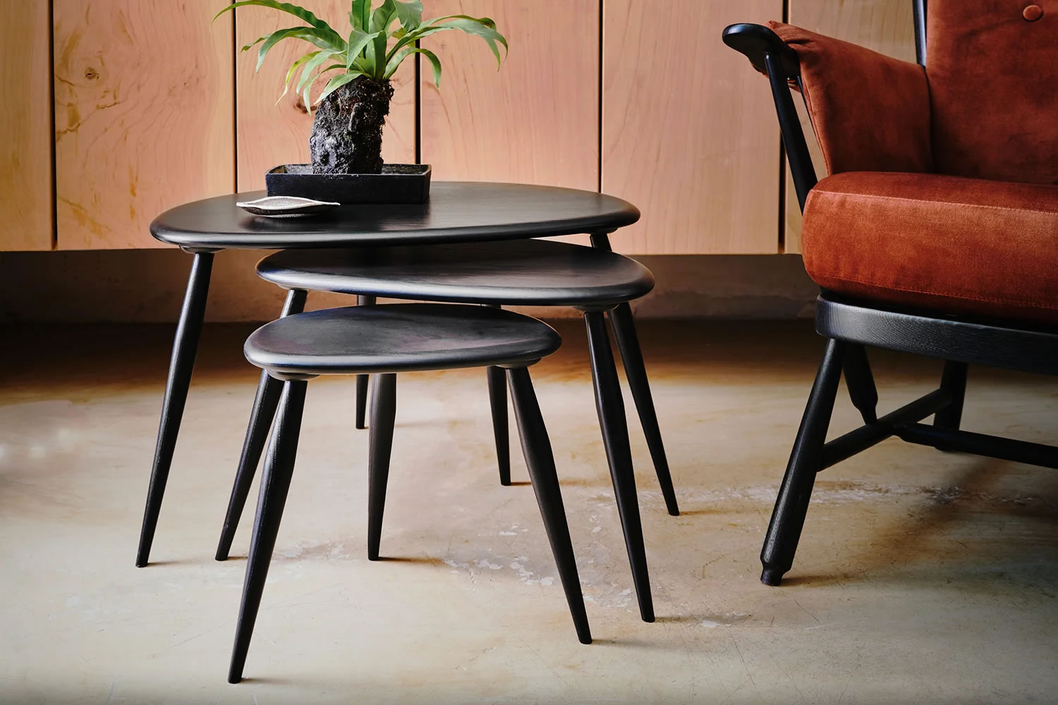 Ercol Collection Nest of Tables Lifestyle